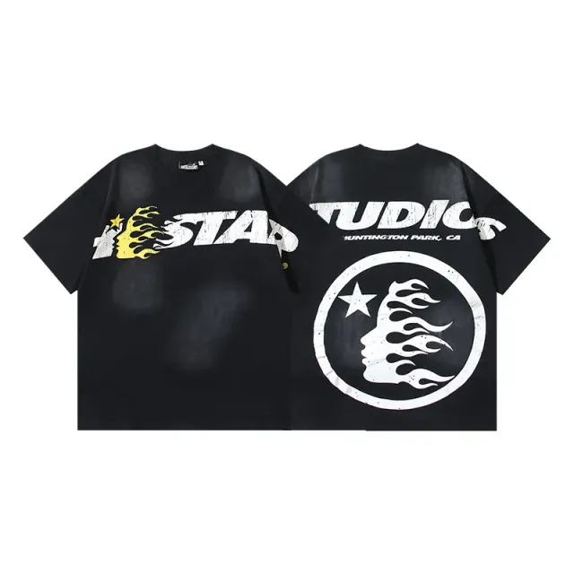 Hellstar Graphic Tee Flame Star Logo