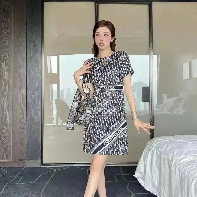 Dior Oblique Dress Monogram Print