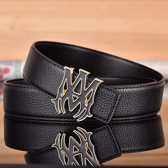 Balenciaga Logo Belt Metallic Logo Buckle