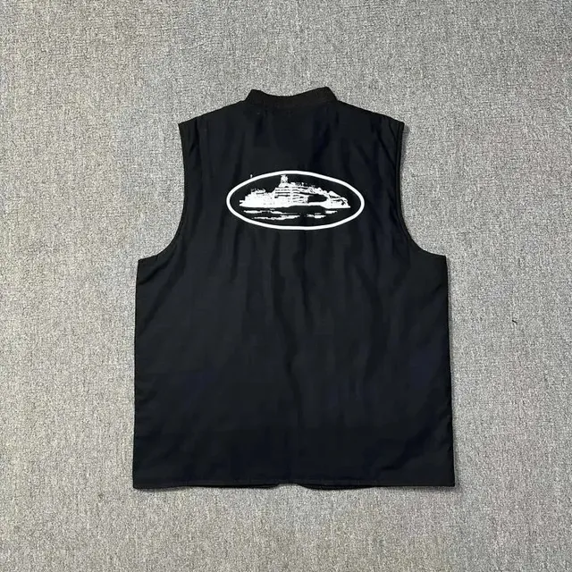 Sleeveless Vest Yacht Graphic