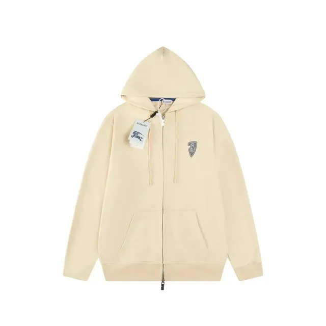 Burberry Zip-Up Hoodie Equestrian Knight Logo