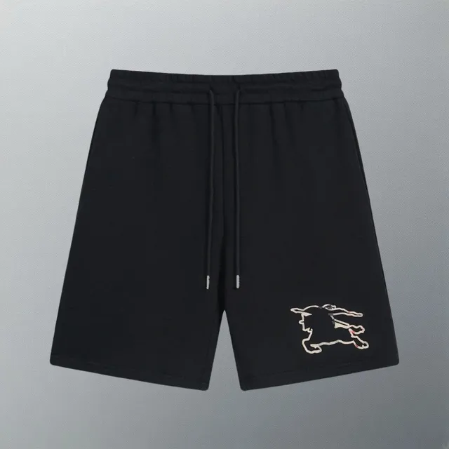 Burberry Equestrian Knight Shorts Embroidered Logo