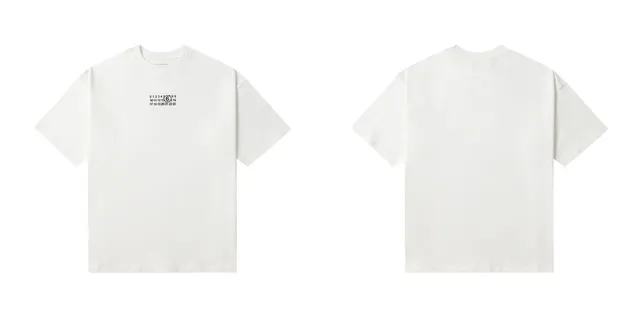 Maison Margiela Numbered Tee Classic Logo Print