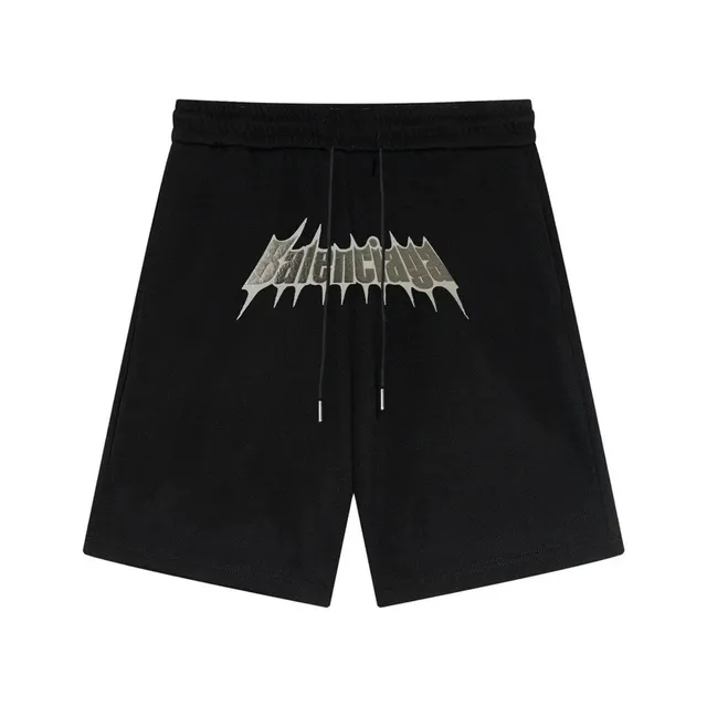Balenciaga Logo Shorts Metallic Logo
