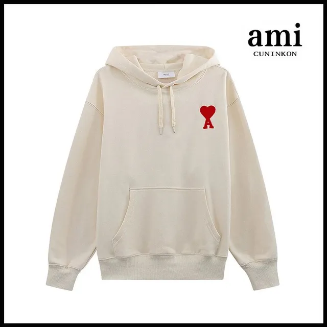 AMI Paris Hoodie Heart Logo