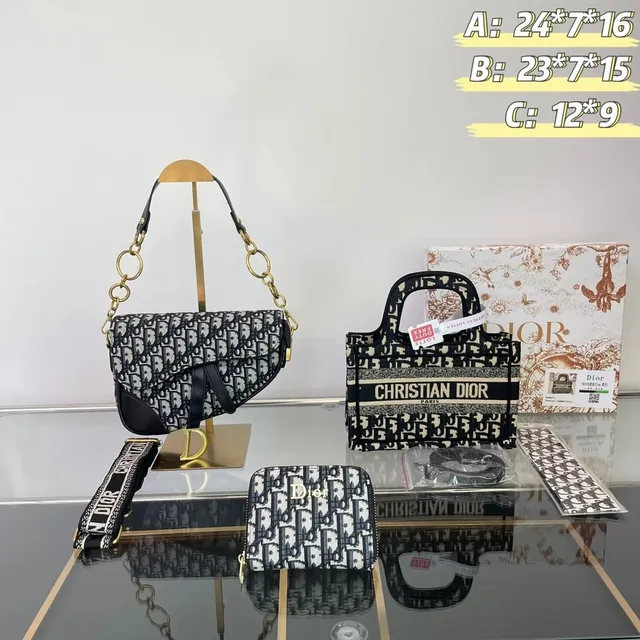 Dior Saddle Bag Oblique Print