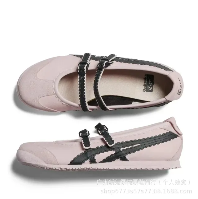Onitsuka Tiger Mary Jane Sneaker Scalloped Strap