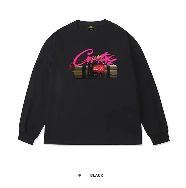 Corteiz Long Sleeve Tee Bomb Graphic