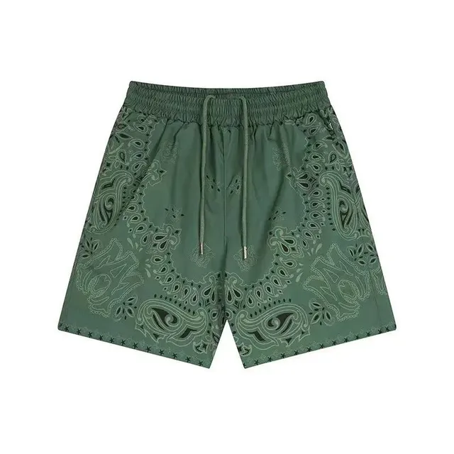Balenciaga Bandana Print Shorts Oversized Paisley