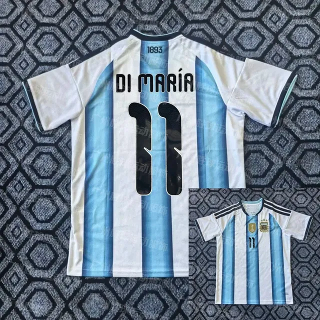 Adidas × Argentina National Team Argentina Home Jersey Di María 11