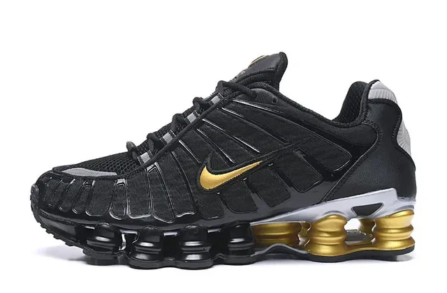 Nike Shox R4 Black Gold
