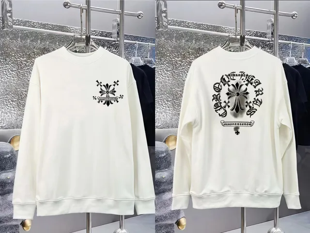 Chrome Hearts Crewneck Sweatshirt Cross Logo Print