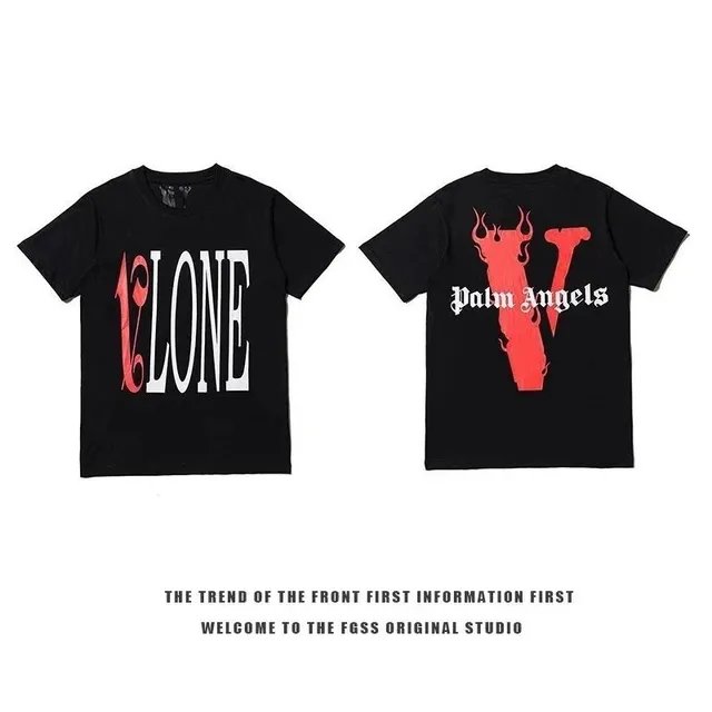 Off-White Graphic Tee Palm Angels Collab