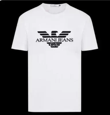 Emporio Armani Logo T-Shirt Eagle Print
