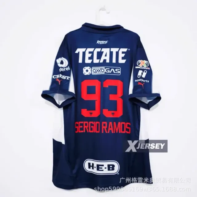 Nike Sergio Ramos #93 Jersey Tecate Sponsor