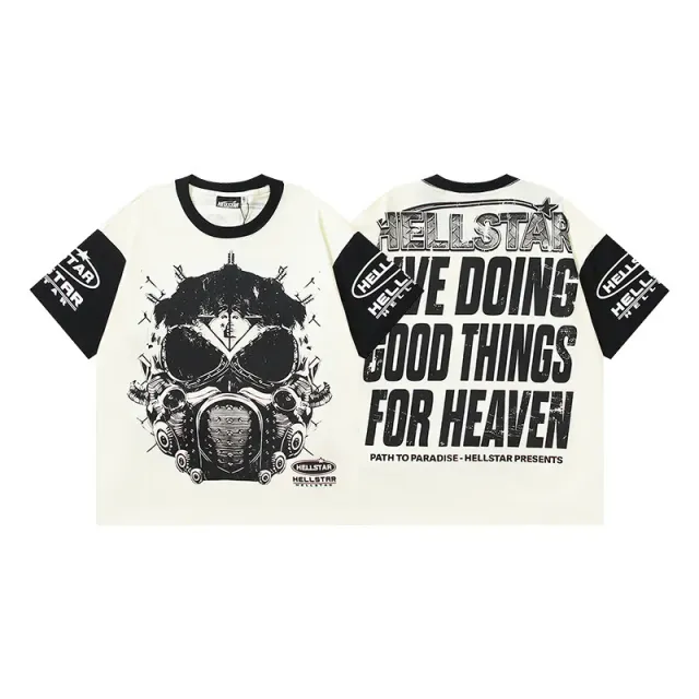 Hellstar Graphic Tee Gas Mask Print