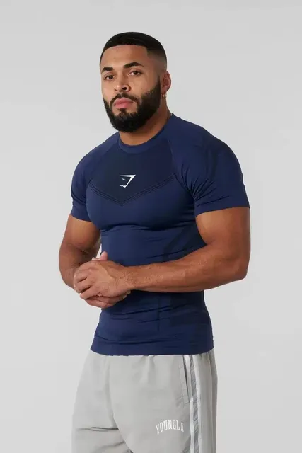 Gymshark Compression T-Shirt Mesh Panel