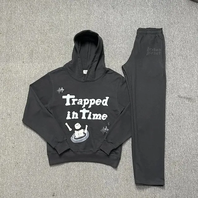 Broken Planet Hoodie and Joggers Set Trapped in Time