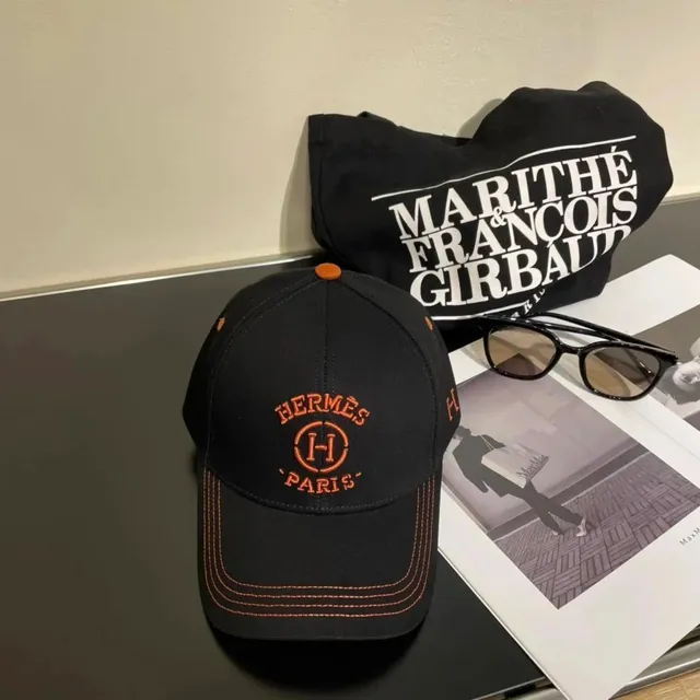 Baseball Cap Hermès Paris Embroidered