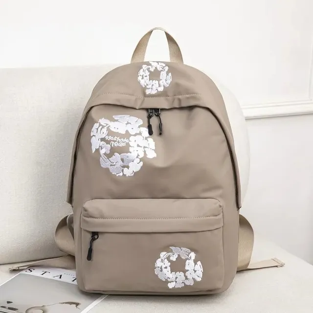 Gallery Dept. Backpack Floral Embroidery Beige