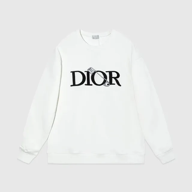 Dior Crewneck Sweatshirt Safety Pin Logo