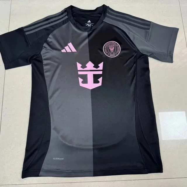 Adidas Inter Miami CF Jersey Black Grey Pink
