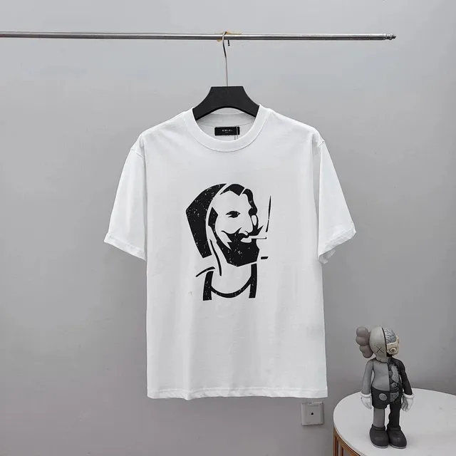 Amiri Graphic Tee Bearded Face Print
