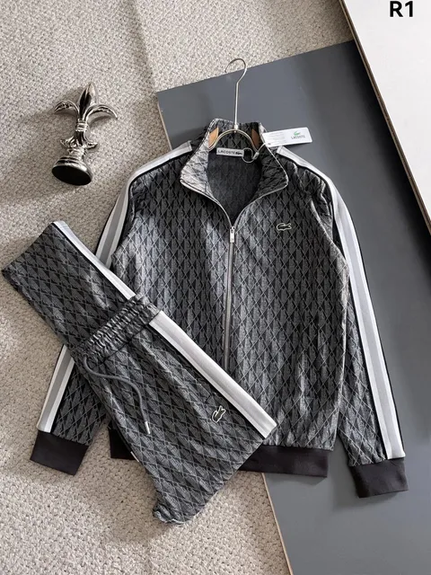 Lacoste Track Suit Diamond Pattern