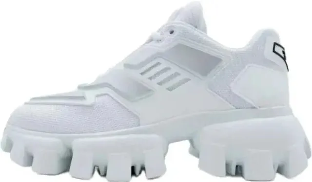 Prada Re-Nylon Trainer Triple White