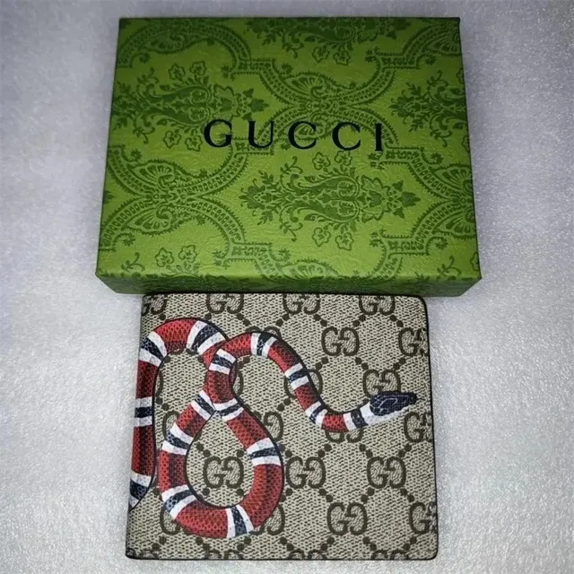 Gucci GG Marmont Wallet Serpenti Print