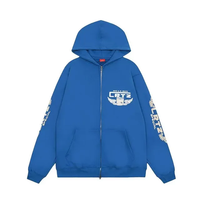 Corteiz Zip-Up Hoodie CRTZ Wings Logo