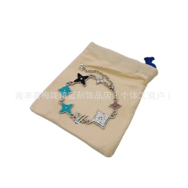 Louis Vuitton LV Multicolor Flower Bracelet Multicolor Enamel