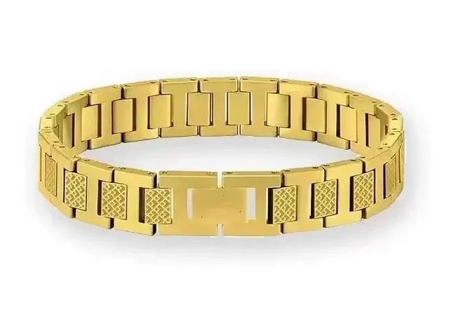 Chrome Hearts Link Bracelet Textured Link
