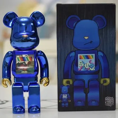 Be@rbrick Bearbrick KAWS x Medicom Toy Metallic Blue