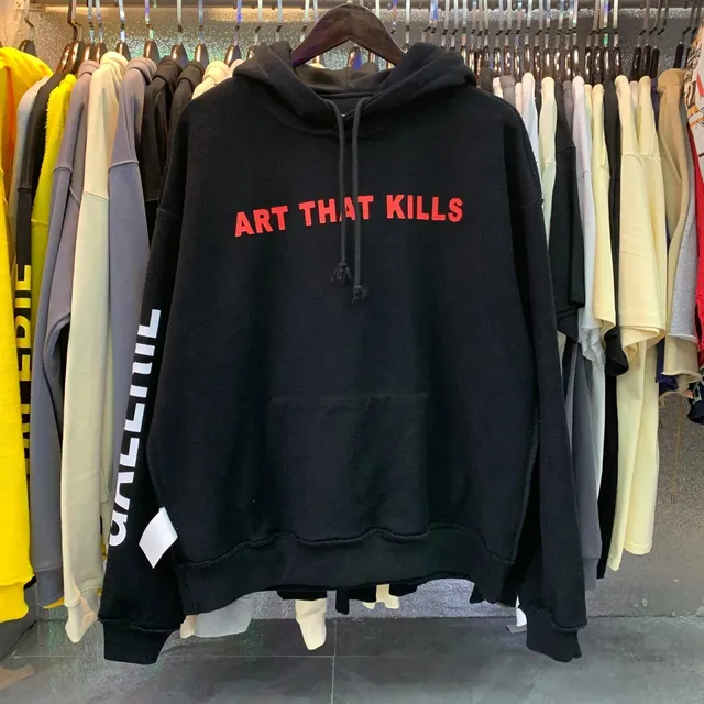 Off-White Hooded Sweatshirt Art That Kills