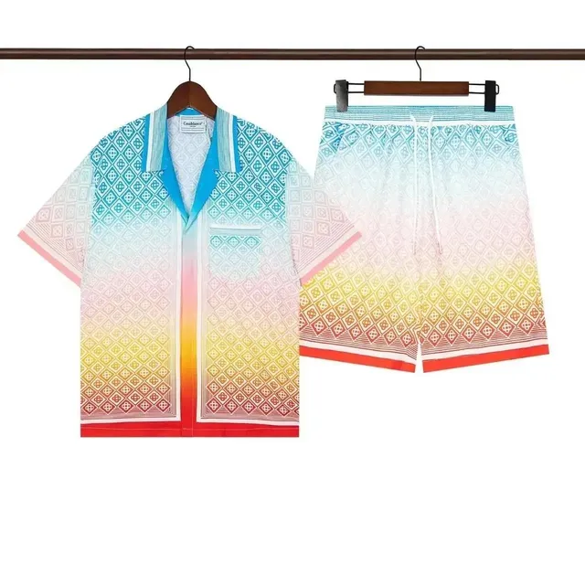 Casablanca Tennis Club Set Gradient Diamond Print