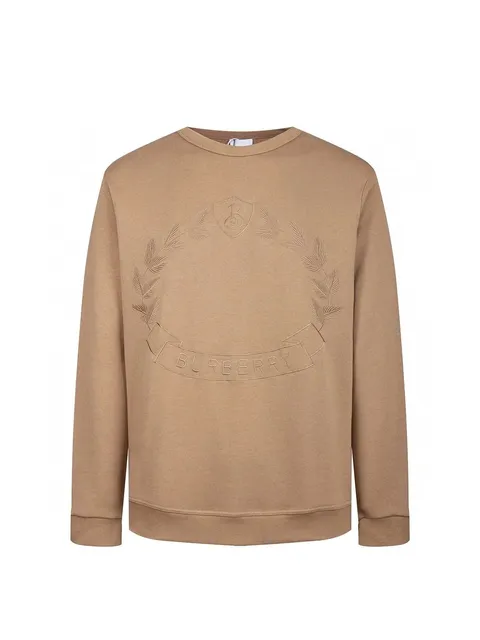 Burberry Crewneck Sweatshirt Embroidered Crest