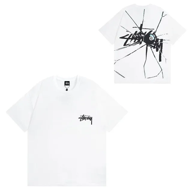 Stüssy Graphic T-Shirt Shattered Glass 8-Ball