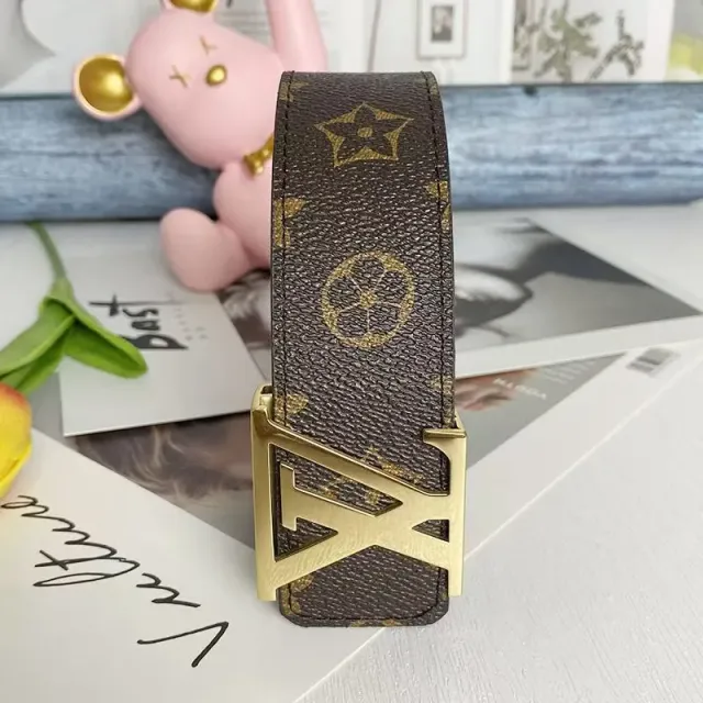 Coffee gold buckle
