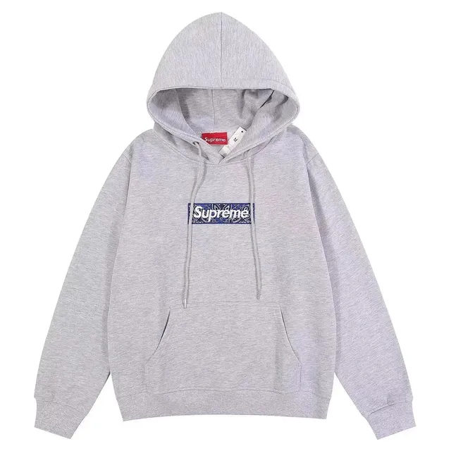 Supreme Box Logo Hooded Sweatshirt Paisley