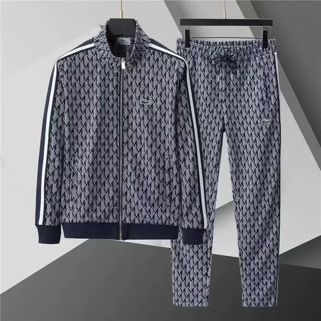Lacoste Track Suit Diamond Pattern