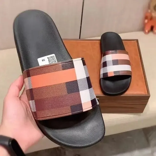 Burberry Check Slide