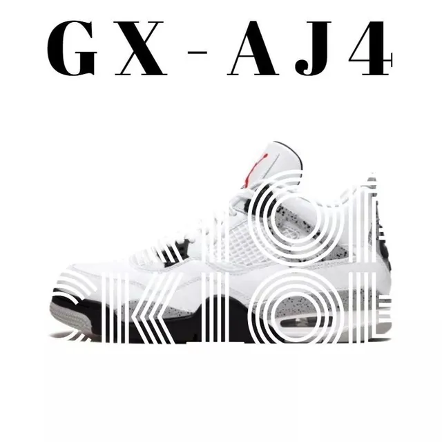 Air Jordan 4 White Cement