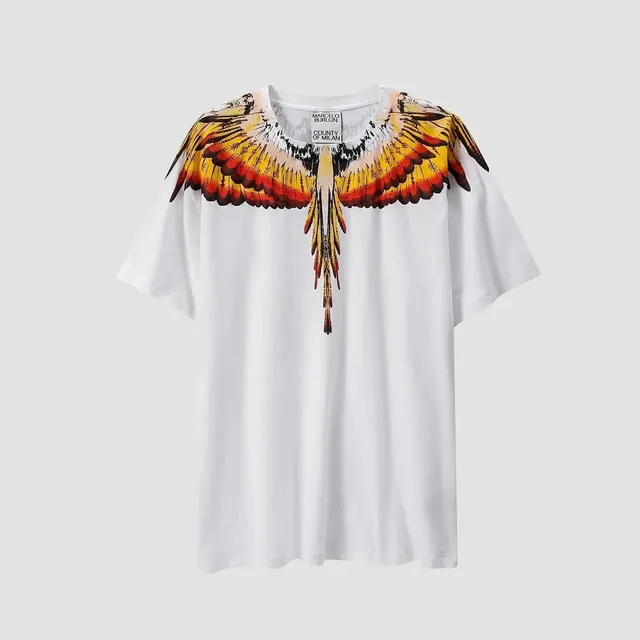 Marcelo Burlon Wings T-Shirt Multicolor Wings Print