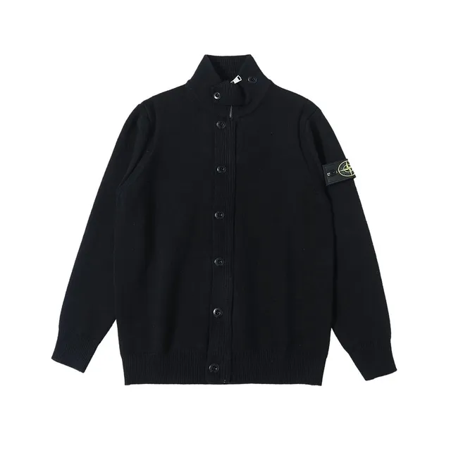 Stone Island Knit Cardigan Compass Patch