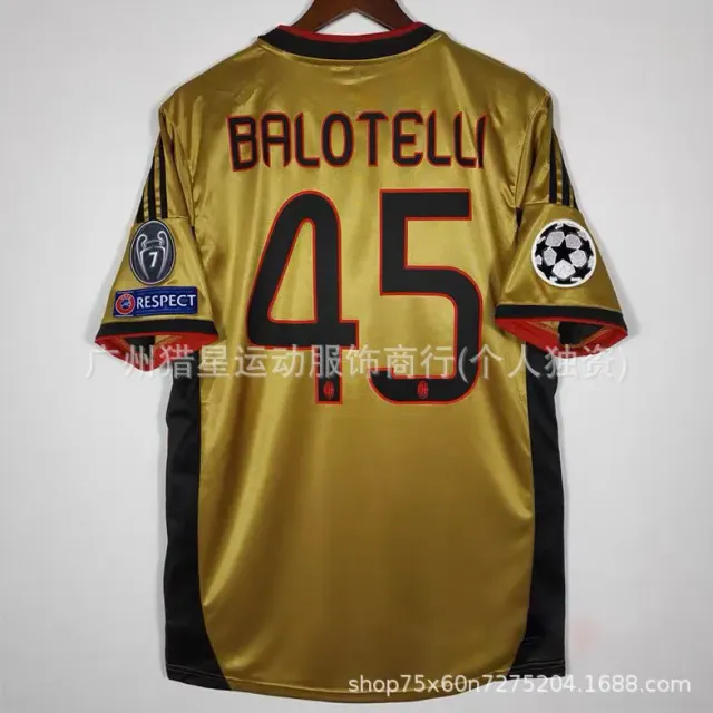 Adidas AC Milan Away Jersey Balotelli 45