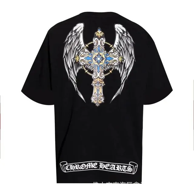 Chrome Hearts Graphic Tee Winged Cross
