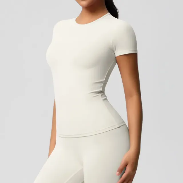 7103 short sleeves-light ivory