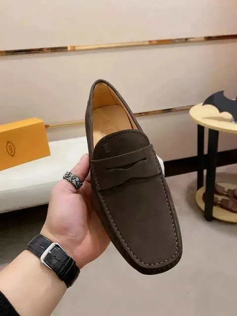 Chrome Hearts Penny Loafer Suede Penny Loafer