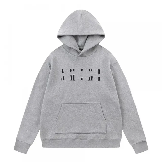 Amiri Hoodie Distressed Logo